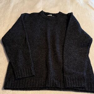 Black/gray Sweater wool sweater
